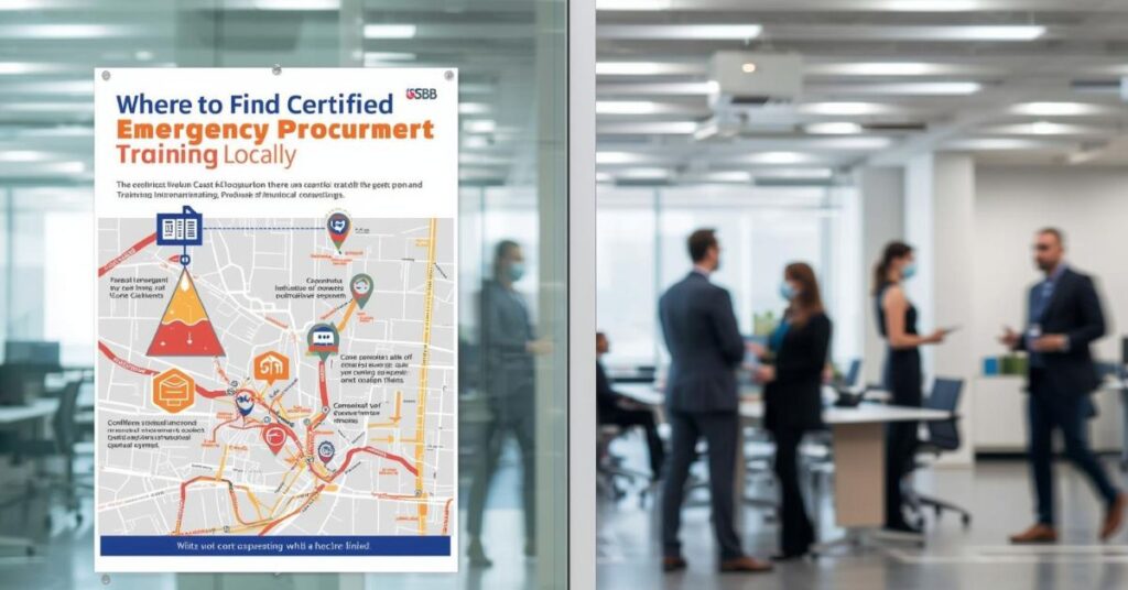 Where to Find Certified Emergency Procurement Training Locally